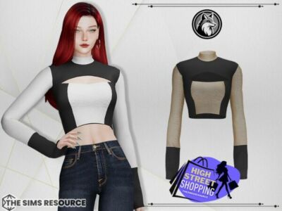 Felicia Top by Forlima Sims 4 CC