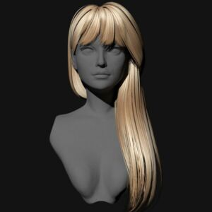 Stylish Female Hairstyle B75 Sims 4 CC