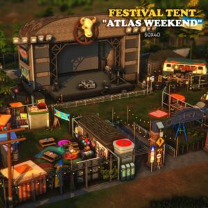 Festival Atlas Weekend | No CC Sims 4 CC