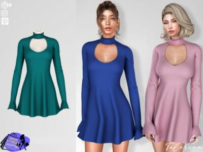 Fiona Dress by Talarian Sims 4 CC