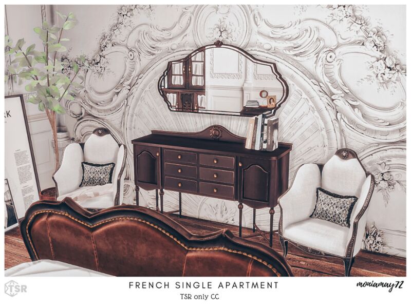 sims 4 cc french single apartment tsr only cc by moniamay72 10