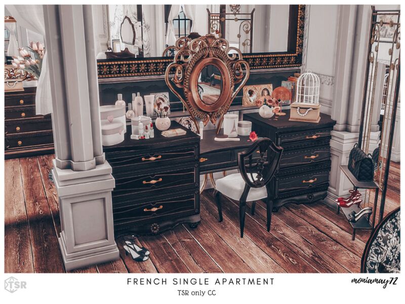 sims 4 cc french single apartment tsr only cc by moniamay72 3