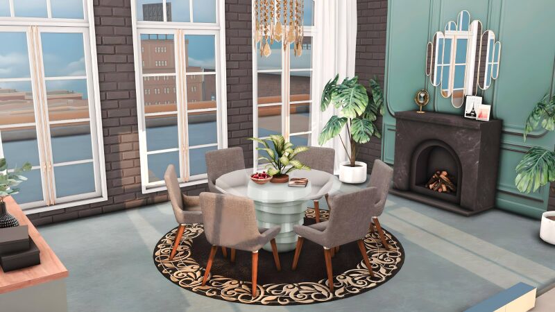 sims 4 cc fresha dining room by miwisimsie 2