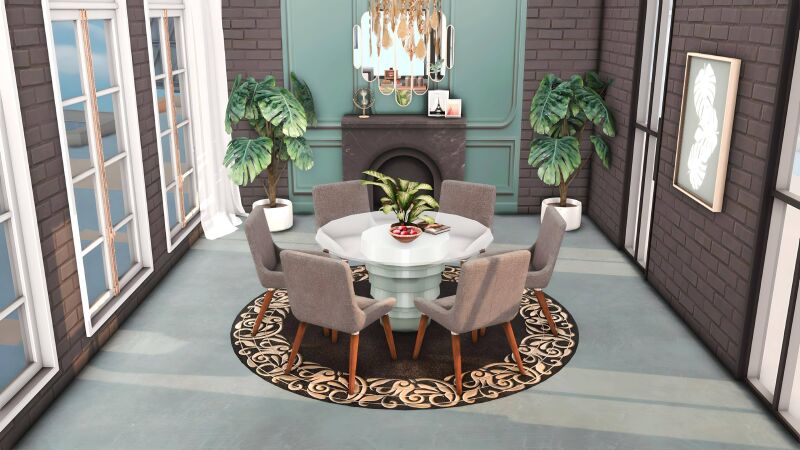 sims 4 cc fresha dining room by miwisimsie 3