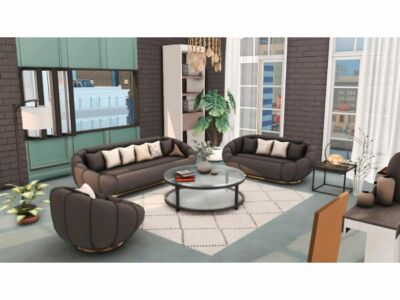 Fresha Living Room by Miwisimsie Sims 4 CC