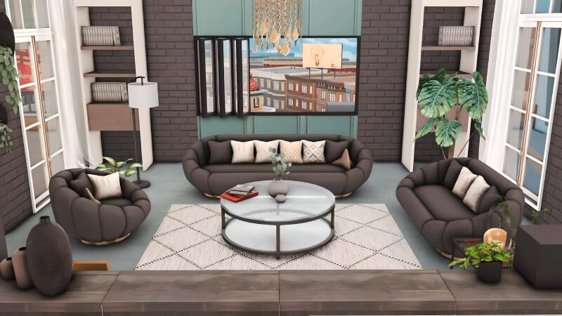 sims 4 cc fresha living room by miwisimsie 2