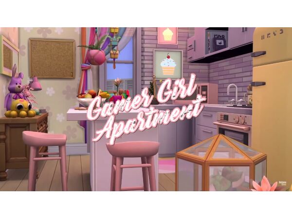 Gamer Girl Apartment Sims 4 CC