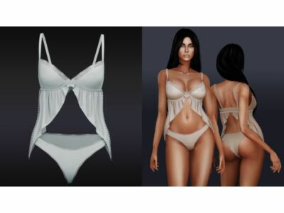 Goddess Lingerie by Beto Sims 4 CC