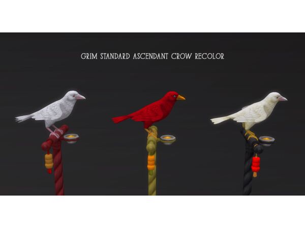 Grim Standard Ascendant Crow Recolor Sims 4 CC