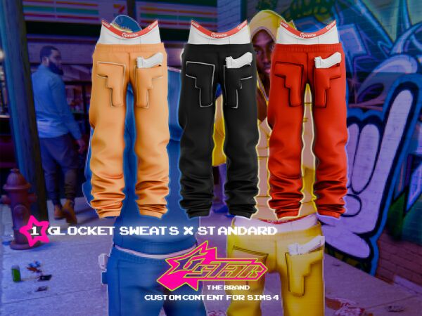 Gstar – Glocket Sweats – Standard Version Sims 4 CC