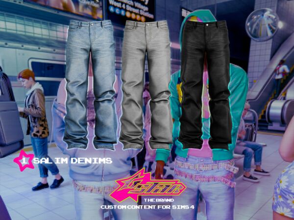 Gstar – Salim Denims – Standard Version Sims 4 CC