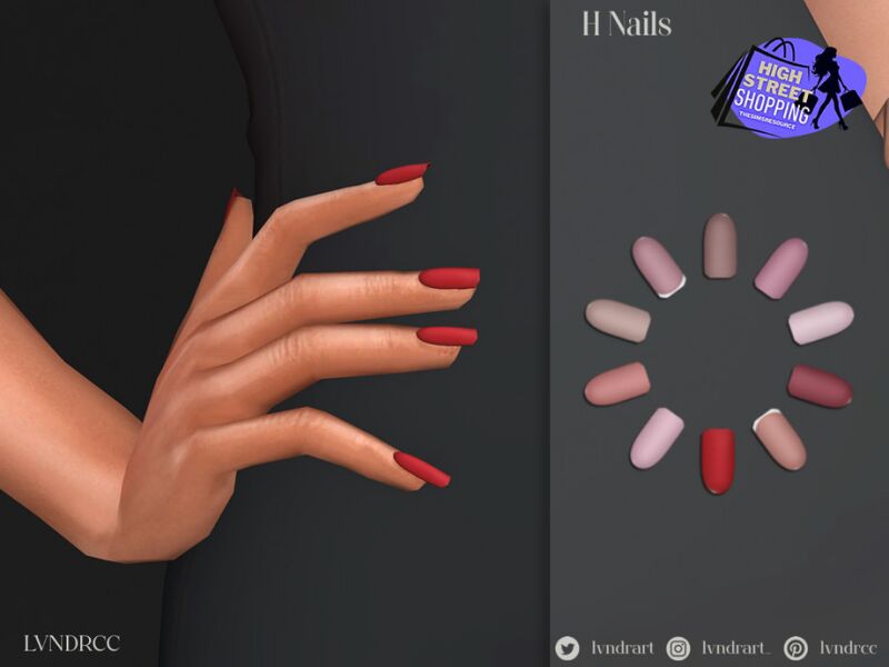 sims 4 cc h nails by lvndrcc 2