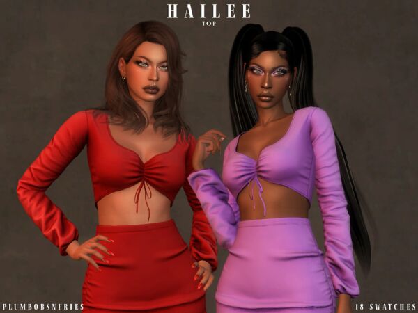 sims 4 cc hailee skirt by ali 3