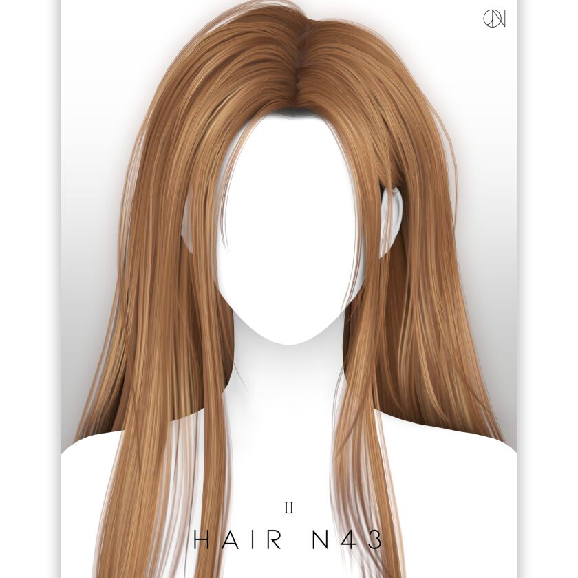 sims 4 cc hair n43 2