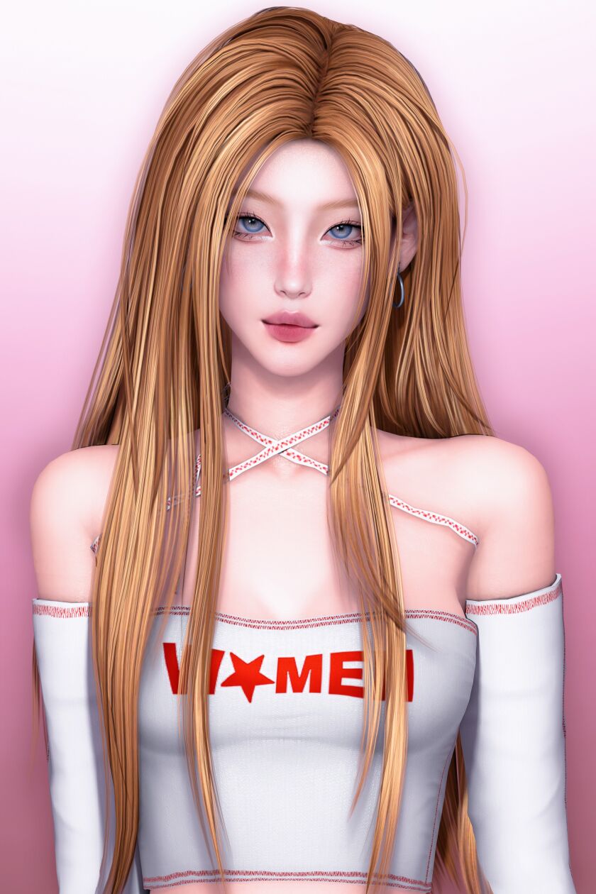 sims 4 cc hair n43 4