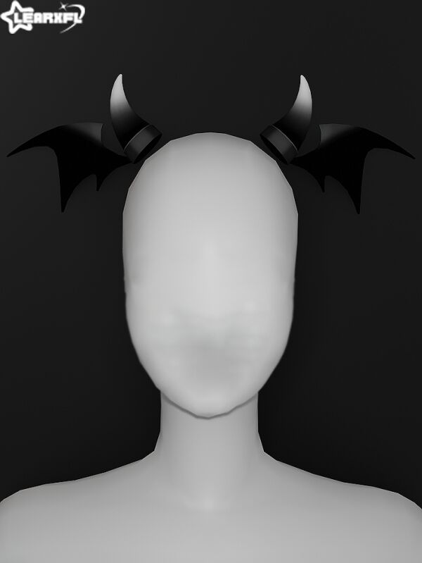 Halloween 2024 – Devil Horns by Learxfl Sims 4 CC