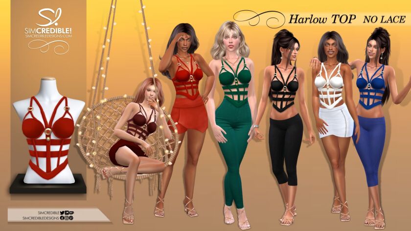 sims 4 cc harlow tops 6