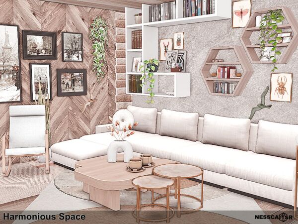 Harmonious Space By Nessca Sims 4 CC