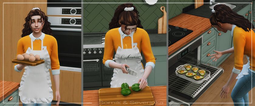 sims 4 cc healthy breakfasts with avocado by somik severinka 5