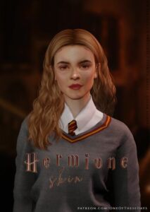 Hermione – Skin & Tray Files Sims 4 CC