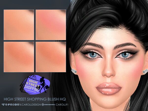 High Street Shopping Blush HQ Sims 4 CC