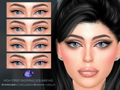 High Street Shopping Eyeliner HQ Sims 4 CC