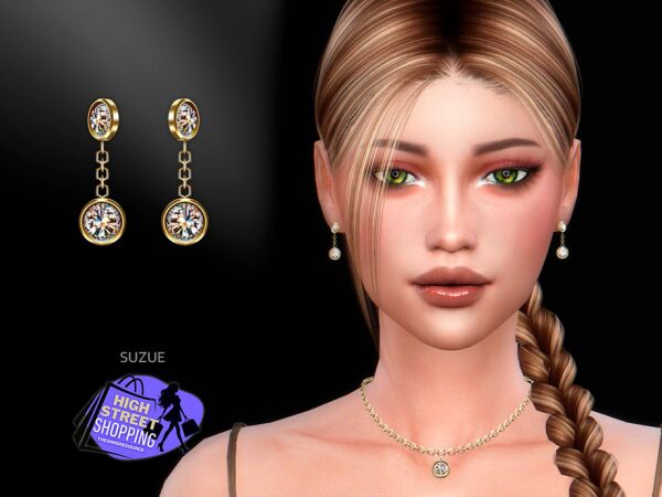 Stylish Jewel V2 Earrings for Your Sims Sims 4 CC