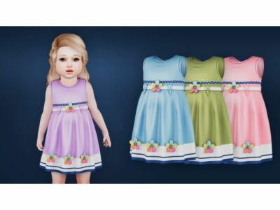 Hilary Summer Dress By Mysteriousoo Sims 4 CC