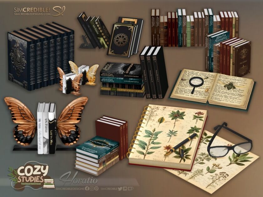 📚Horatio Books Collection📚 Sims 4 CC