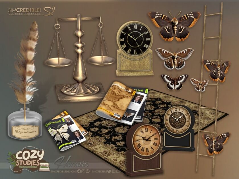 Timeless Horatio Decor for Your Sims Sims 4 CC