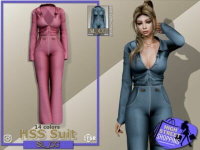 Stylish HSS_SL Suit for The Sims Sims 4 CC