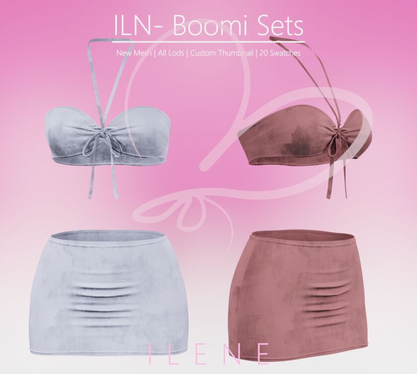 Stylish Ilenes4 Boomi Sets for Everyday Wear Sims 4 CC