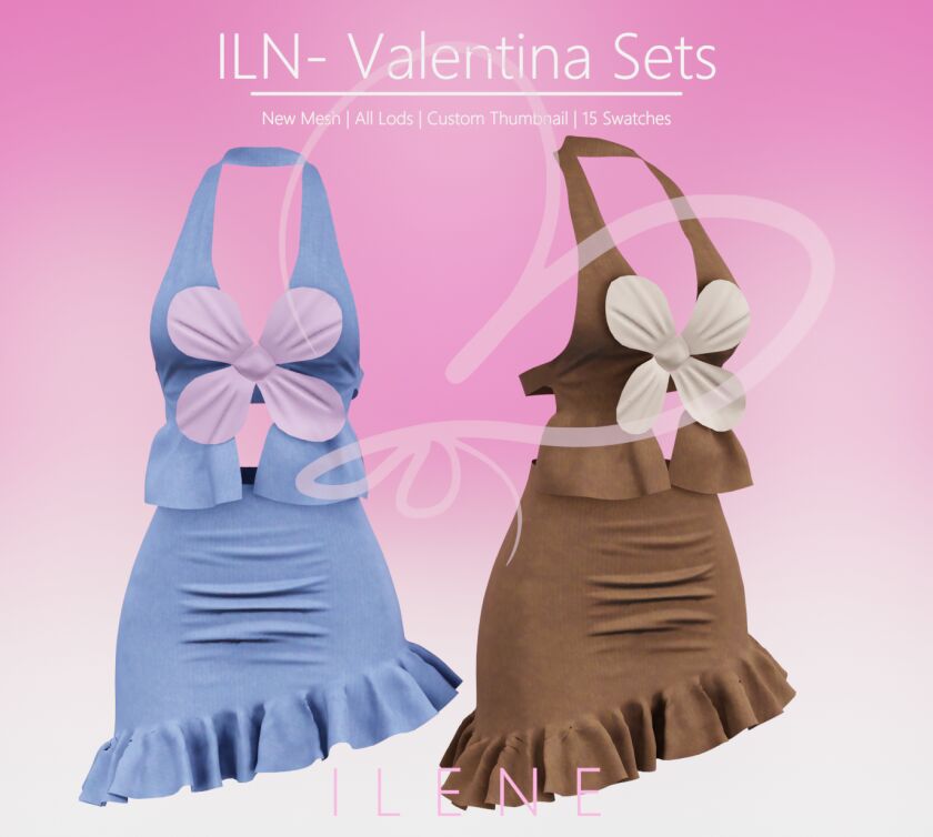 Ilenes4_Valentina Sets Sims 4 CC