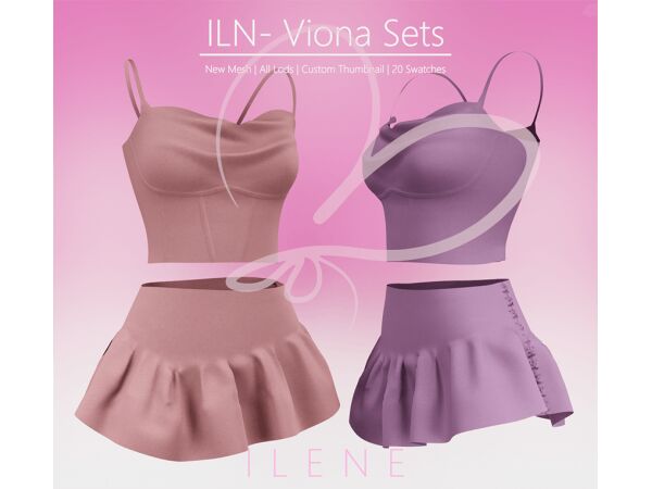 sims 4 cc iln hyo tops by ilenes4 2