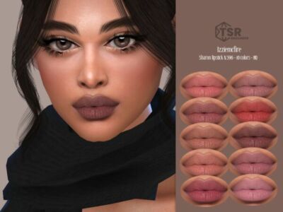 IMF Sharon Lipstick N.596 – Bold Glam Sims 4 CC