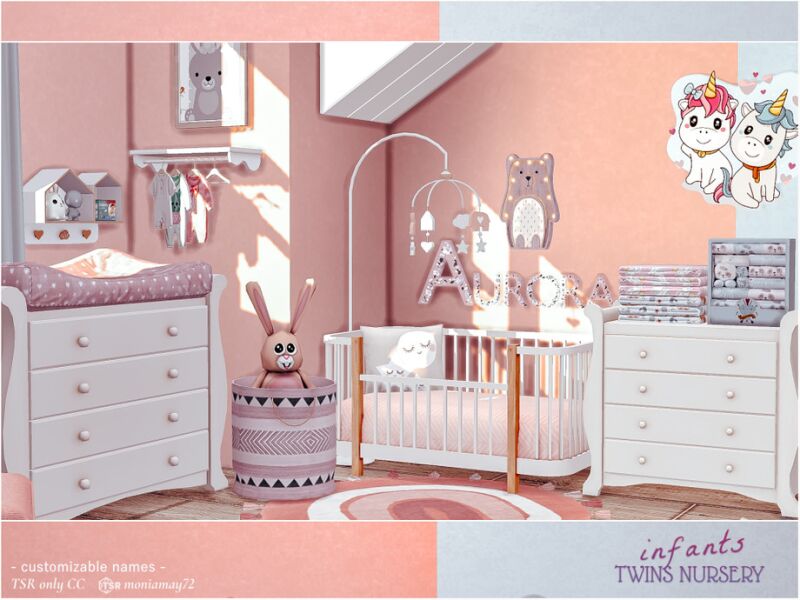 sims 4 cc infants twins nursery tsr only cc by moniamay72 2