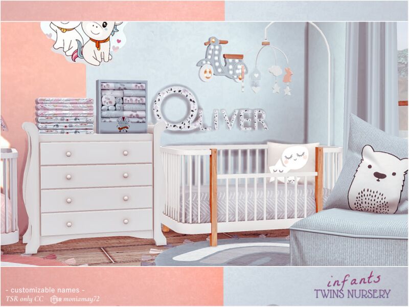 sims 4 cc infants twins nursery tsr only cc by moniamay72 3