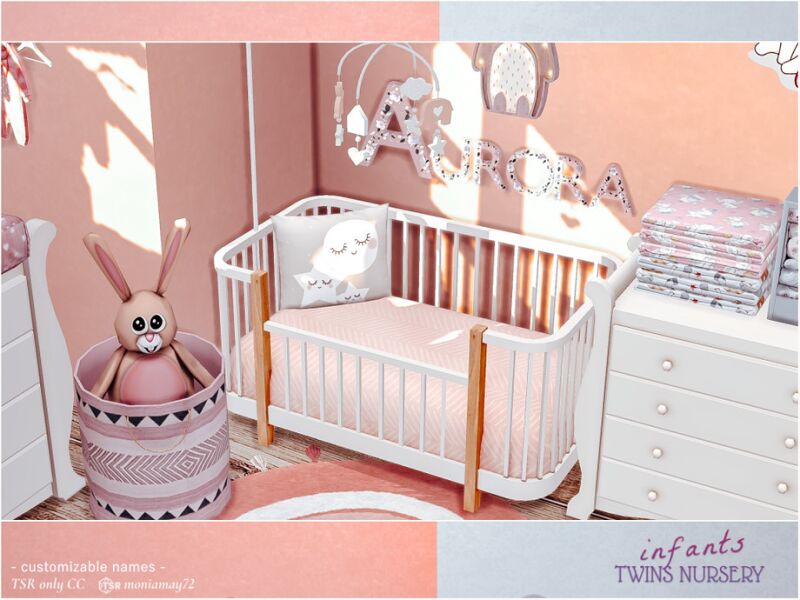 sims 4 cc infants twins nursery tsr only cc by moniamay72 4