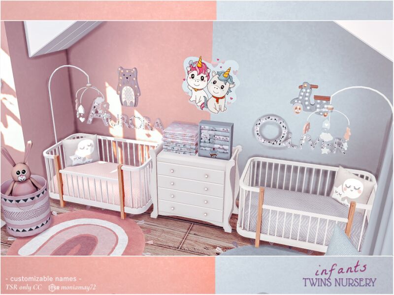 sims 4 cc infants twins nursery tsr only cc by moniamay72 6