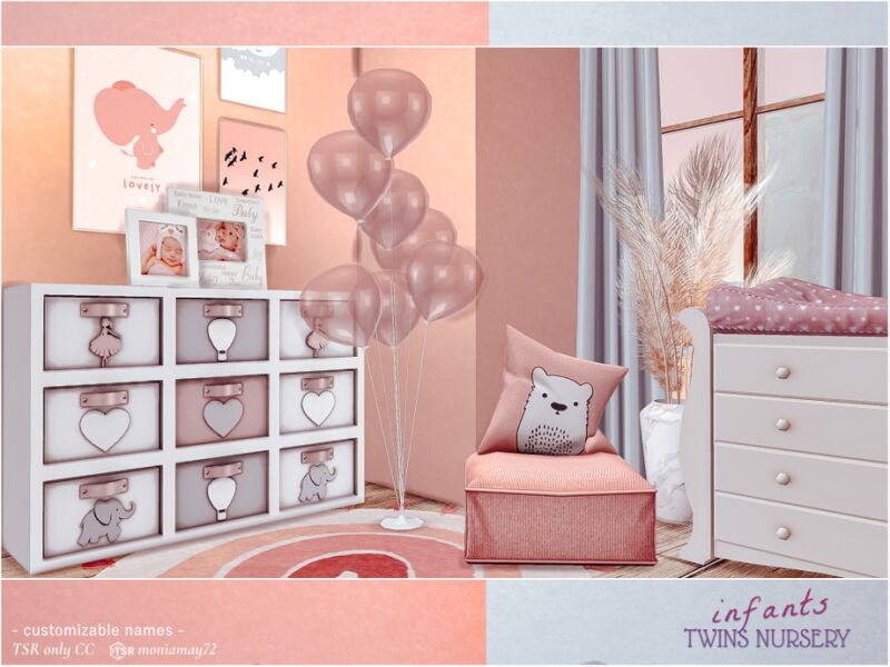 sims 4 cc infants twins nursery tsr only cc by moniamay72 7