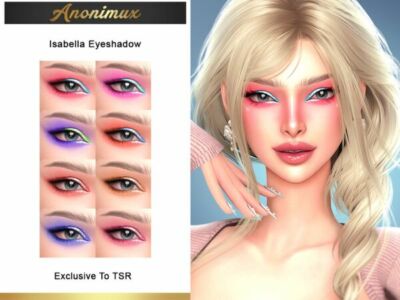 Isabella Eyeshadow by Anonimux Simmer Sims 4 CC