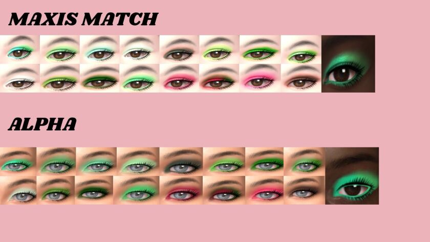 sims 4 cc ivy eyeshadow 2