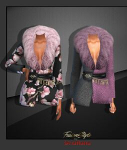 Stylish Jacket by Fusionstyle Sims 4 CC