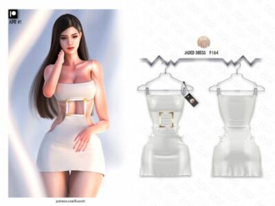 Jaded Dress P164 – Stylish Sim Fashion Sims 4 CC