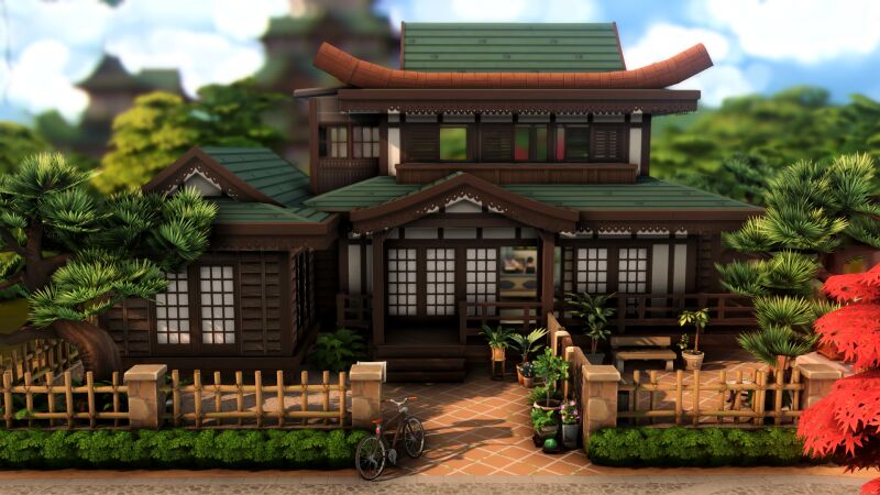 sims 4 cc japanese small house by plumbob kingdom 2