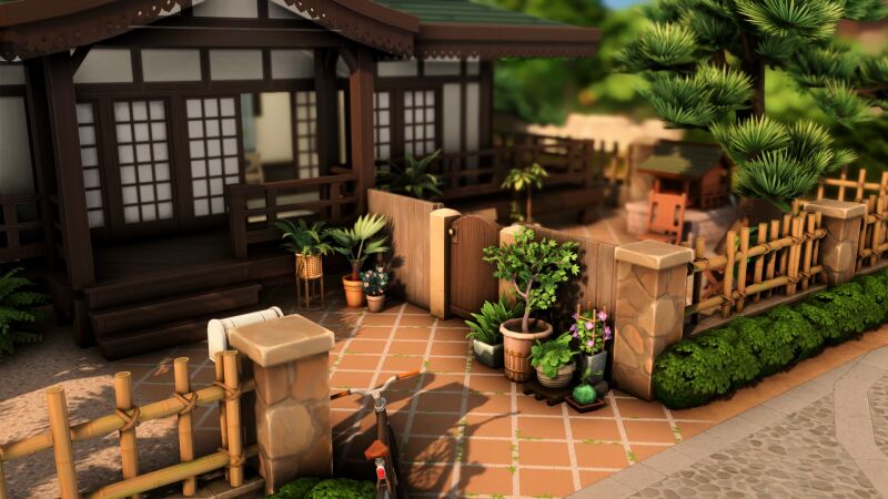 sims 4 cc japanese small house by plumbob kingdom 3