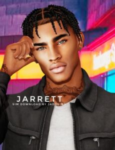 Download Jarrett Sim for Free! Sims 4 CC