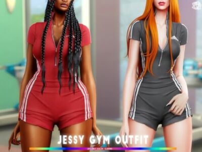 Jessi GYM Jumpsuit – Brsims Sims 4 CC