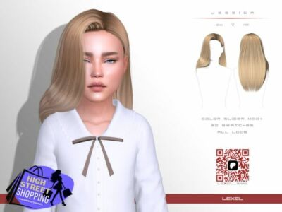 Jessica – Adorable Child Hairstyle Sims 4 CC