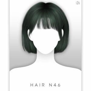 Stunning Jino Hair N46 for Females Sims 4 CC